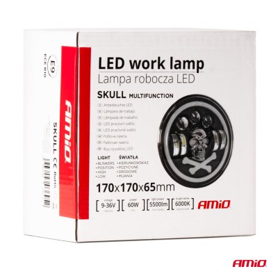 Arbejdslampe Multifunktion 9-36V 60W AMIO-03695