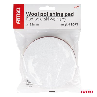 Uldpoleringspude SOFT 125mm AMIO-03704