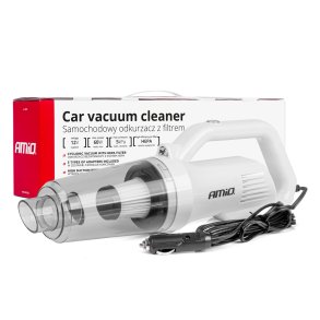 Bil støvsuger 12V 60W HEPA 5kPa AMIO-03691