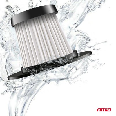 Bil støvsuger 12V 60W HEPA 5kPa AMIO-03691