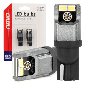 LED pærer CANBUS 2016 3020 4SMD T10 W5W W10W 12V/24V AMIO-03717