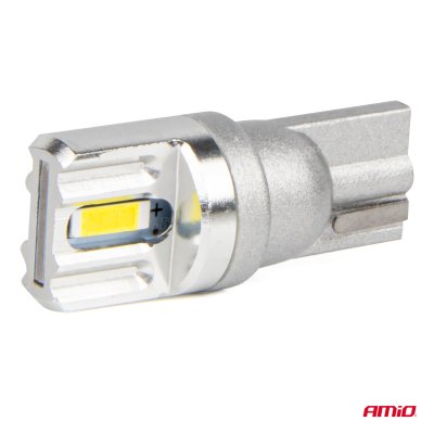 LED-pærer STANDARD T10 W5W 2x1860 SMD Hvid 12V/24V AMIO-03719