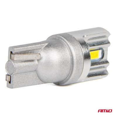 LED-pærer STANDARD T10 W5W 2x1860 SMD Hvid 12V/24V AMIO-03719