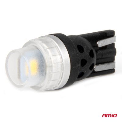 LED-pærer 360 Pure Light Series STANDARD T10 W5W 2x3020 SMD Hvid 12V/24V AMIO-03726