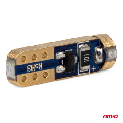 LED PÆRER STANDARD Grøn T5 12V 3030 1LED HP AMIO-03729