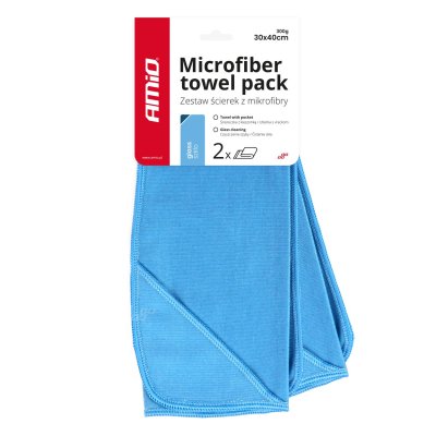 Mikrofiber vinduespoleringsklud 30x40cm AMIO-03732
