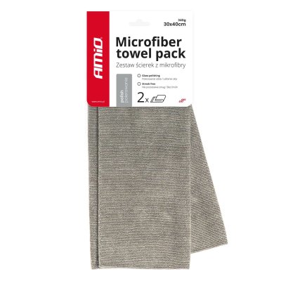 Mikrofiberklud til polering 30x40cm 340g AMIO-03742
