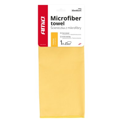 Interiør mikrofiberklud 30x40cm 220g AMIO-03744