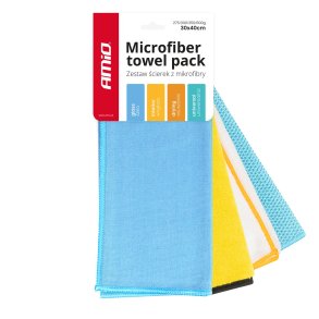 Mikrofiber håndklæde pakke 30x40 cm 275/300/350/600g AMIO-03751