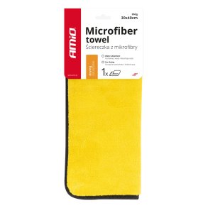 Mikrofiber tørrehåndklæde 30x40cm 950g AMIO-03754