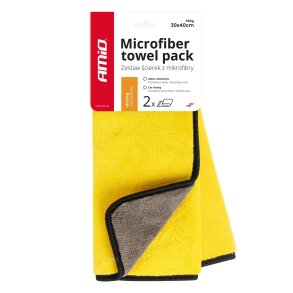 Mikrofiber tørklæde pakke 30x40cm 950g AMIO-03755