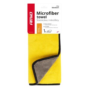 Mikrofiber tørrehåndklæde 40x60cm 950g AMIO-03756