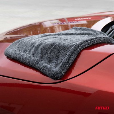 Mikrofiber tørrehåndklæde 40x60cm 1200g AMIO-03760