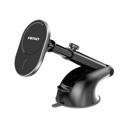 Sugekop Bilholder med Trådløs Oplader My Mag 15W AMIO-03771