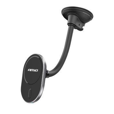 Sugekop Telefonholder med Trådløs Oplader My Mag 15W AMIO-03772