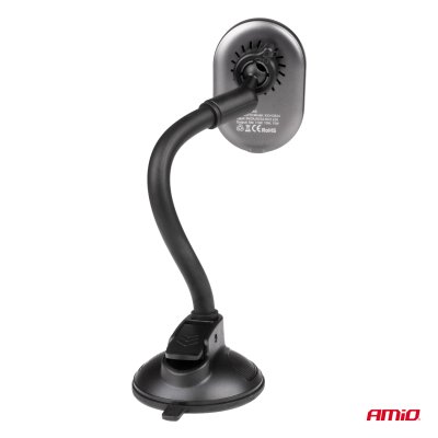 Sugekop Telefonholder med Trådløs Oplader My Mag 15W AMIO-03772