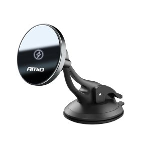 Sugekop Mount Telefonholder med Trådløs Oplader My Mag 15W AMIO-03775
