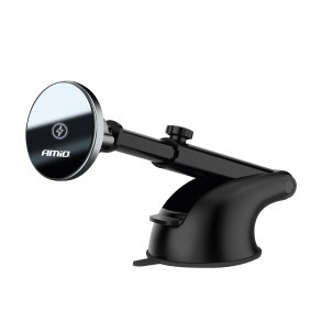 Sugestativ telefonholder med trådløs oplader 15W AMIO-03776