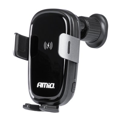 Telefonholder med trådløs oplader 15W AMIO-03778
