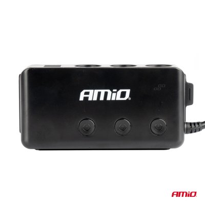 Forlængerledning med voltmeter AMIO-03781
