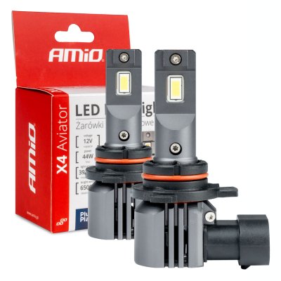 LED Forlygter X4-serie AVIATOR HIR2 9012 6500K max 44W AMIO-03768