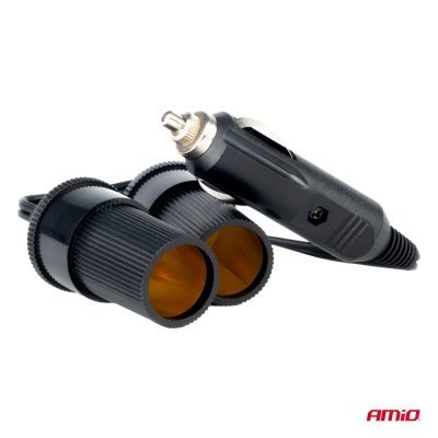 12V 24V bil lighter stikdåse splitter AMIO-03801