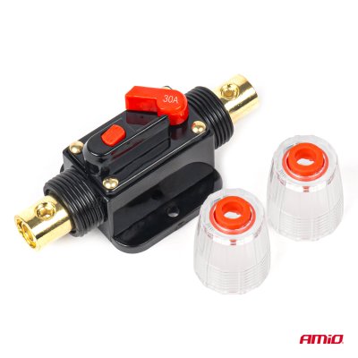 Automatisk bilsikring, kredsløbsafbryder 12-48V 30A AMIO-03816