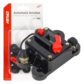 Automatisk bilsikring, kredsløbafbryder 12-48V 60A AMIO-03826