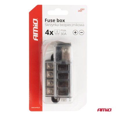 Sikringsboks 4 stik AMIO-03835