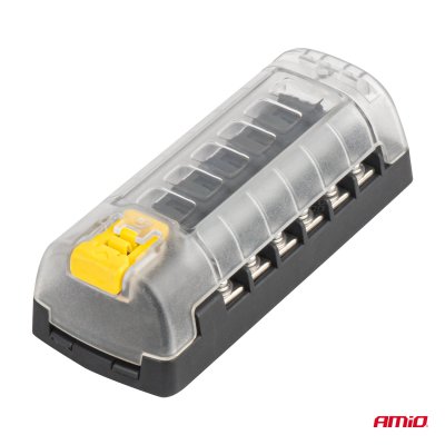 Sikringsboks 6 stik AMIO-03836