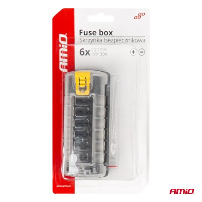 Sikringsboks 6 stik AMIO-03836