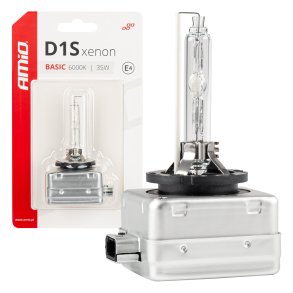 Xenonpære type D1S 35W 6000K AMiO BASIC blister AMIO-03864