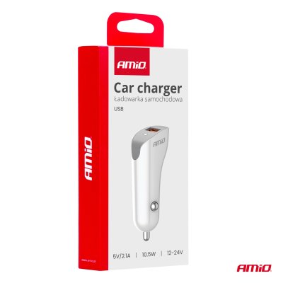 Biltager USB-A 2.1A 12/24V AMiO-03873