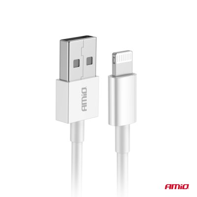 USB til Lightning 2A 100cm FullLINK AMIO-03895