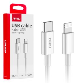 USB-C til Lightning 20W 100cm FullLINK AMIO-03898