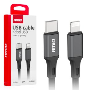 USB-C til Lightning 20W 100cm FullLINK AMIO-03904