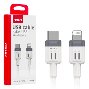 USB-C til Lightning 20W 100cm FullLINK AMIO-03910