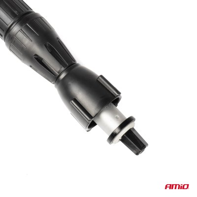 Telescopisk Flow-thru vaskebørste 97-160cm AMIO-03955