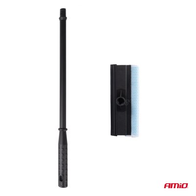 Vinduesafvandrer med plastikskaft 20 cm hoved 54 cm lang AMIO-03852