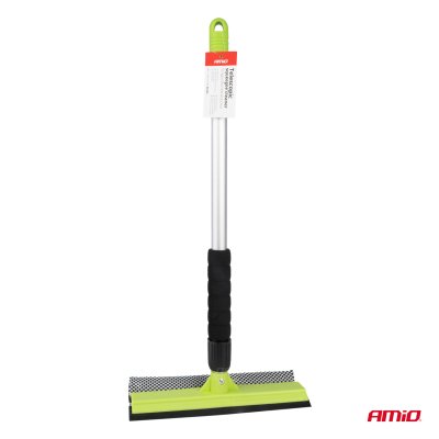 Aluminium vinduesvasker med skraber 25,4 cm hoved 55/80 cm AMIO-03856