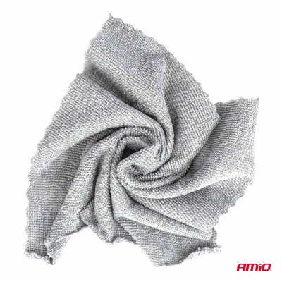 Mikrofiberklude sæt på rulle 30x30cm 120g AMIO-03974