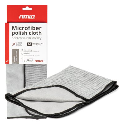 Mikrofiberklud til polering 30x40cm 230g AMIO-03975
