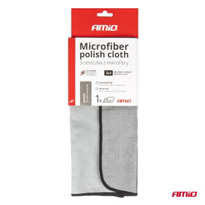 Mikrofiberklud til polering 30x40cm 230g AMIO-03975