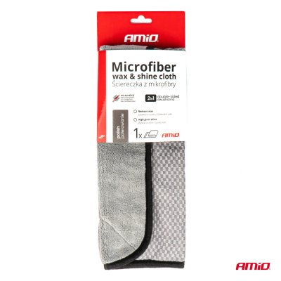Mikrofiberklud til polering 40x40cm 600g AMIO-03976