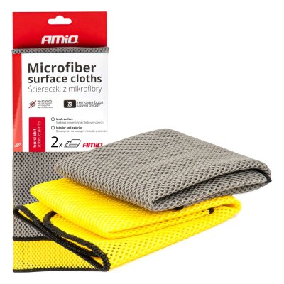 Mikrofiber overfladeklud 40x40cm 280g AMIO-03977