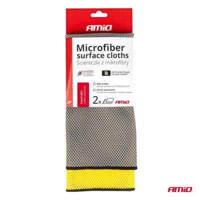 Mikrofiber overfladeklud 40x40cm 280g AMIO-03977