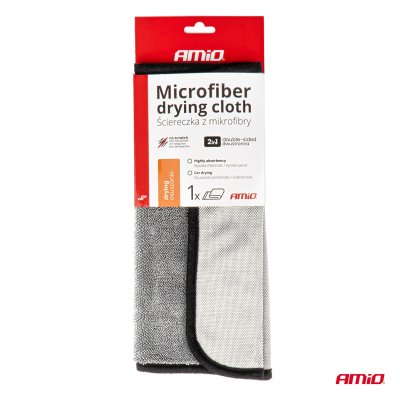 Mikrofiber tørrehåndklæde 40x30cm 550g AMIO-03981