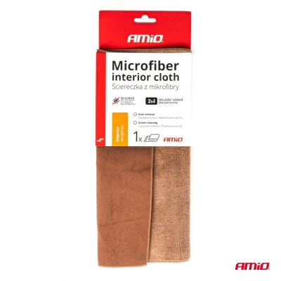 Indvendig mikrofiberklud 30x30cm 500g AMIO-03982