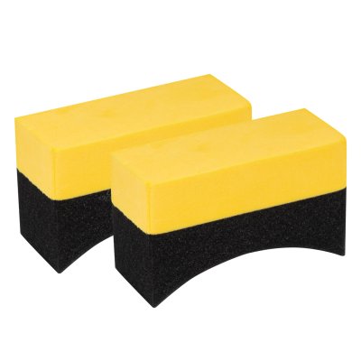 Bil dækk applicator svamp sæt af 2 stk. AMIO-04018