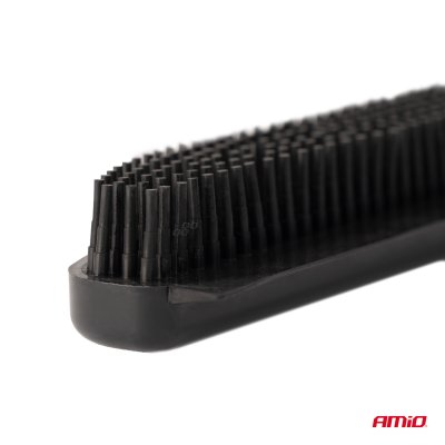 Polstringbørste med skraber 25cm AMIO-04034